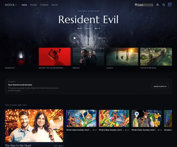 Screenshot of Nova